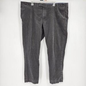 Polo Ralph Lauren Pants Mens 44 x 29 Gray Corduroy Casual Stretch Slim Fit
